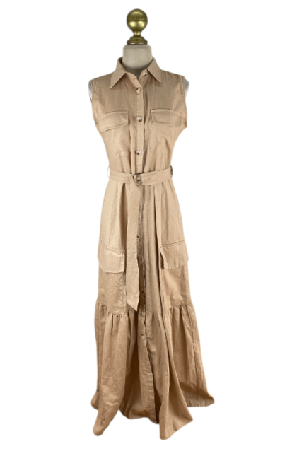 Vestido Amanda Beige